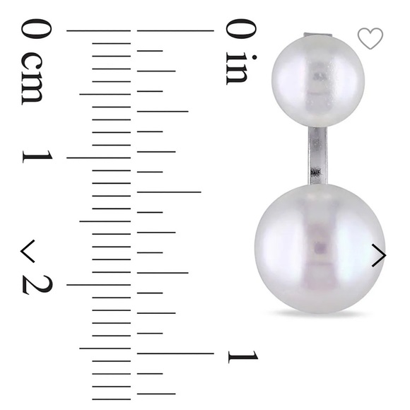 Freshwater Pearl and Sterling Silver Earrings Brand New - Picture 2 of 6